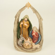RESIN HOLY FAMILY FIG