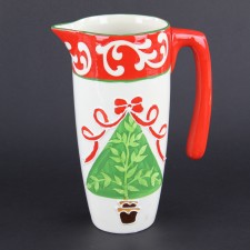 10" HOLIDAY TREE PITCHER