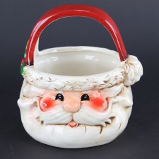 8" LG SANTA HEAD CONTAINER