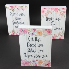 FABULOUS FLOWER DECOR BLOCK