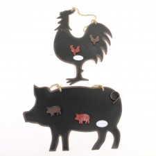 PIG/ROOSTER MAGNT/CHLKBRD M25