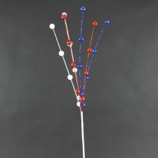 26" GLITTER BERRY SPRAY X6