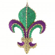 12"FLEUR DE LIS ORNAMENT