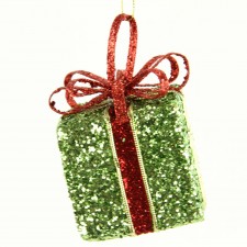 2.25"SQ.GLIT PACKAGE W/BOW