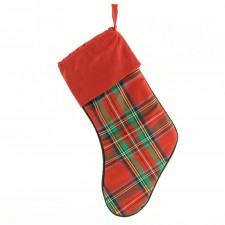 20" STOCKING PLAID