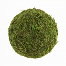 100MM MOSS COVERED BALL GREEN