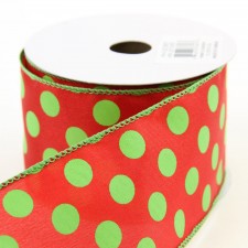 2.5"X10YD LARGE POLKA DOT