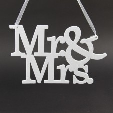 11.75"MR./MRS. WORD SIGN A25