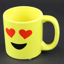3.75"X3.5"LOVE FACE MUG