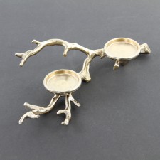 14"X4"TREE BRANCH CANDLE HLDR