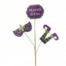 25"GLIT/EVA MARDI GRASS A25