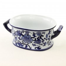 13"X7.75"PORCELAIN TERRINE