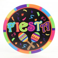12"D METAL FIESTA SIGN
