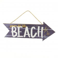16"X6.5"GONE TO THE BEACH