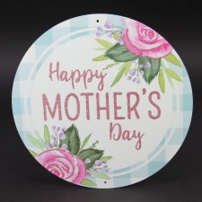 12"MTL HAPPY MOTHERS DAY SIGN