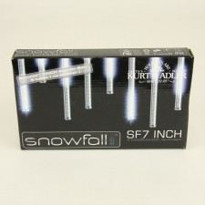 This set contains 5 snowfall lights but NO power adapter.  It is an add-on to this 5 light set.
THIS SET DOES NOT WORK BY ITSELF!  Please purchase the main unit in addition to this set.