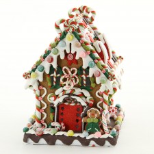 8 5/8"CANDY HOUSE W/LITE