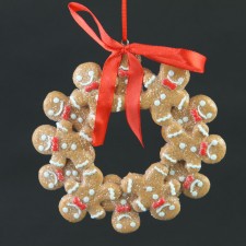 4.75"GINGERBRD BOY WREATH ORN