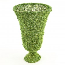 15" MOSS VASE S2 GRN