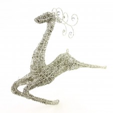 34" FLYING REINDEER W/JEWELS