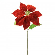 20" SINGLE POINSETTIA RED
