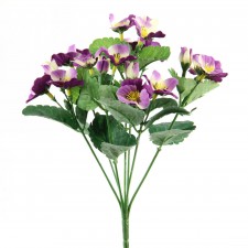 12" PANSY BUSH X7 PURPLE