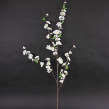 45" PEACH BLOSSOM SPRAY WHT