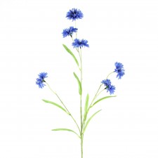 25"CORN FLOWER SPRAY DK.BLUE