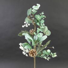 24"PINE EUCALYPTUS BERRY