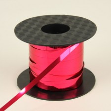 CURLY RIBBON 500YD MET RED