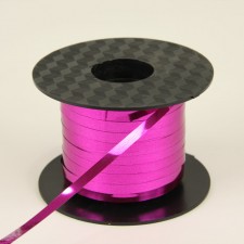CURLY RIBBON 500YD MET.CERISE