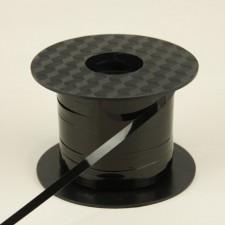 CURLY RIBBON 500YD MET BLACK