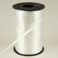 CURLY RIBBON 500YDS WHITE