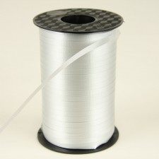 CURLY RIBBON 500YDS  SILVER