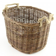 18"OVAL BASKET W/ROPE S3 M25