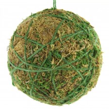 6" MOSS BALL ORNA A4