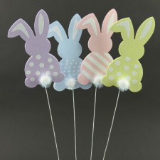 18"BUNNY ORNA PICK PASTEL A4