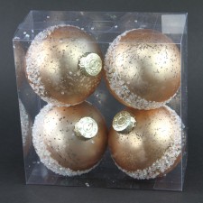 4"FRST/MERC.BALL ORN 4/BX