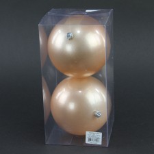 120MM PEARL BALL ORN 2/BX