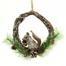 8"SQUIRREL WREATH ORN