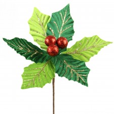 10"HOLLY GLT.BERRY PICK