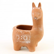 7.25"TERRACOTTA LLAMA PLANTER