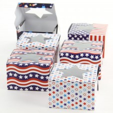 PATRIOTIC CUPCAKE BOX A4