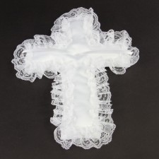 CROSS PILLOW WHITE