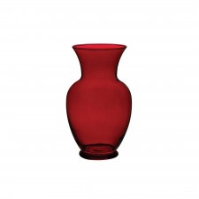 11" SPRING GARDEN VASE X1 RUBY