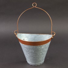 GAL/COPP WALL BUCKET W/HND S3