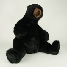 36"X20"X24"SITTING BEAR BLACK