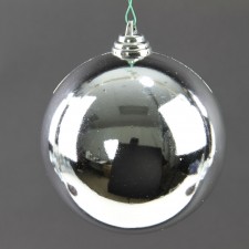 120MM SHINY ORNA SILVER