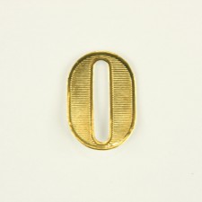 0 BLOCK NUMBER 25PC/PKG GOLD
