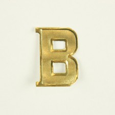 B BLOCK LETTER X25PC GOLD